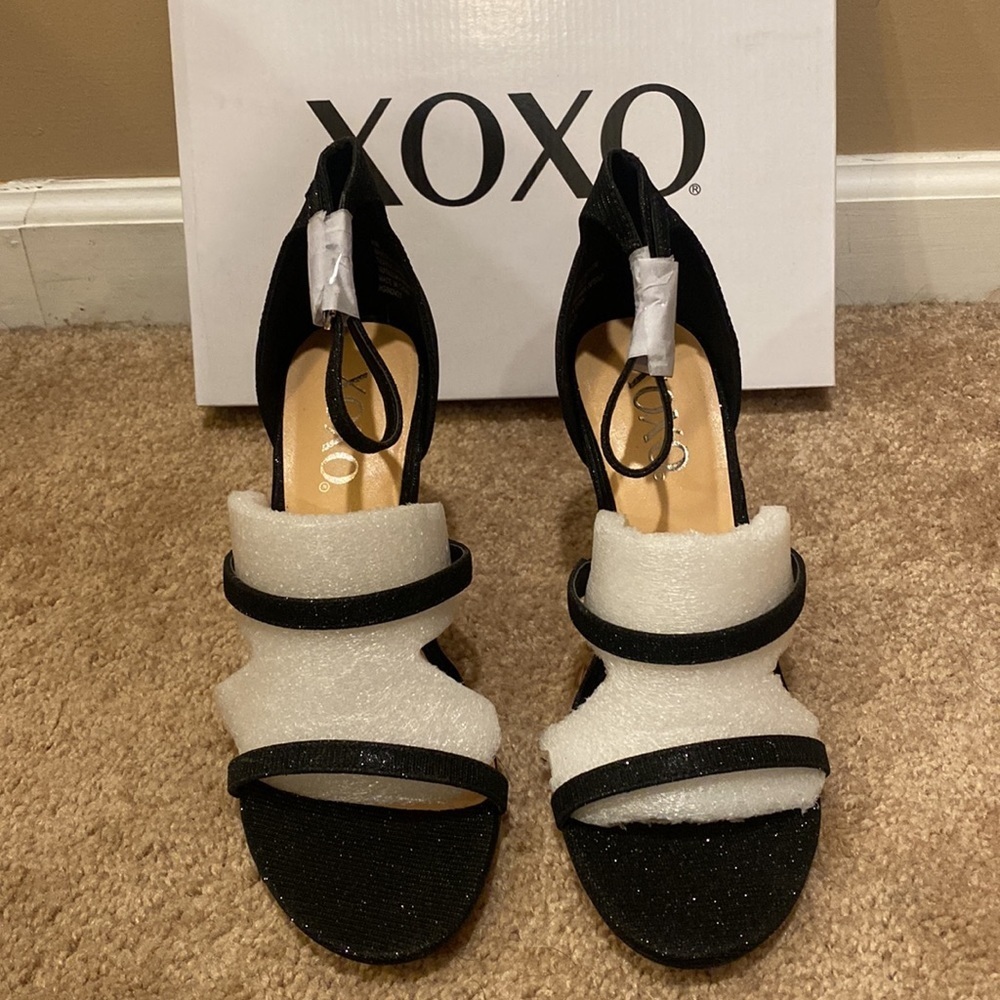 XOXO Women's Glitter Heels 8M - Picture 2 of 7